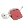 Headphone holder Cashmire-Rose galuchat leather made in Italy
