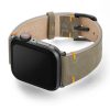 Dried-Herb-Apple-Watch-vintage-leather-band-with-case-on-left