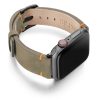 Dried-Herb-Apple-Watch-vintage-leather-band-with-case-on-lright