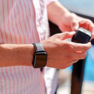 Mediterranean-Blue-AW-nappa-band-for-him-in-a-sunny-days-bs