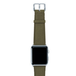 Musk-green-nappa-band-on-top-with-silver-adaptors