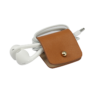Headphone holder Light-Brown nappa leather made in Italy