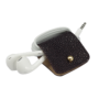 Headphone holder Purple-Rain galuchat leather made in Italy
