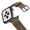 Khaki-Sun-Apple-Watch-heritage-green-leather-band-on-air-space-grey-adapters