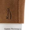 Light brown coffee cup sleeve