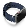 Ocean-Floor-AW-blue-suede-leather-band-with-case-on-right