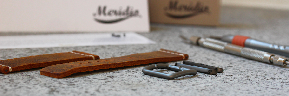 meridio apple watch leather band