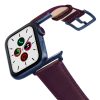 Burgundy-AW-nappa-band-on-air-with-blue-adapters