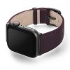 Burgundy-AW-powder-nappa-leatehr-band-with-case-on-left
