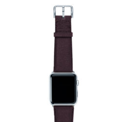 Burgundy-nappa-band-on-top-with-silver-adaptors
