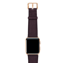 Burgundy-nappa-band-on-top-with-stainless-gold-adaptors