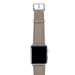 Pottery-grey-nappa-band-on-top-with-silver-adaptors