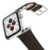 Slate-Brown-AW-nappa-leather-band-stainless-steel-case-on-air