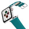 Turquoise-AW-nappa-leather-band-stainless-steel-case-on-air
