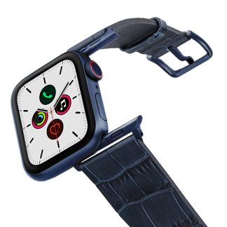 Global-Waters-AW-reptilia-leather-band-with-blue-adapters
