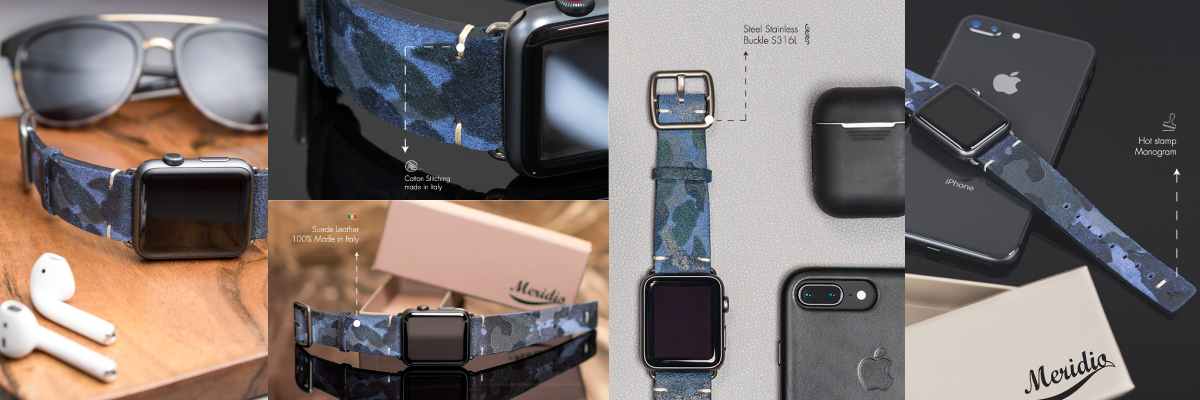 handmade italian apple watch band