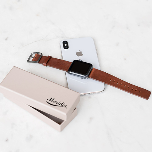 burnt full grain leather