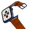Tawny-AW-clay-leather-band-on-air-space-blue-adapters