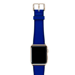 CAOUTCHOUC_blu_band-with-stainless-gold-adaptors