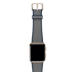 CAOUTCHOUC_grey-BAND-with-stainless-gold-adaptors