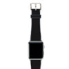 Gloomy-Apple-watch-black-natural-rubber-strap-with-stainless-steel-case