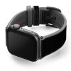 Gloomy_Apple_watch_black_caoutchouc_band_with_case_on_left