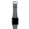 Summer-Cloud-Apple-watch-grey-natural-rubber-strap-with-space-gray-case