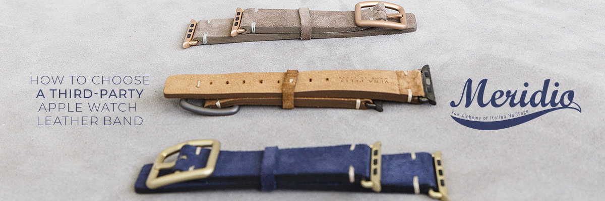 third-party Apple Watch leather band