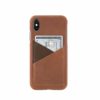 iPhone-X-light-bronw-leather-case-front-side