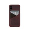 iPhone-X-bordeaux-Leather-case-front-side