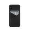 iPhone-X-black-Leather-case-front-side