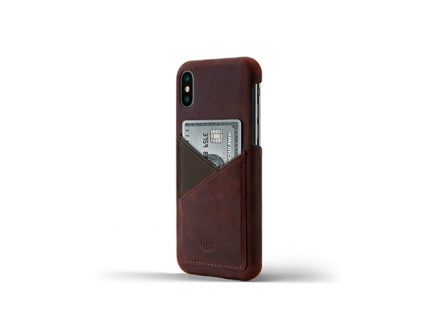 iPhone-X-bordeaux-Leather-case-on-side