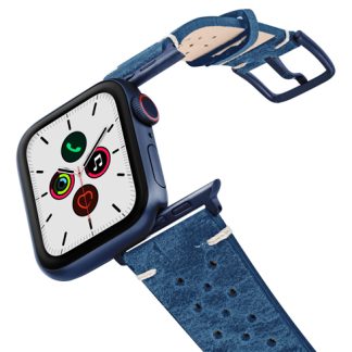 Breathe-AW-bullet-proof-leather-band-on-air-space-blue-adapters