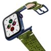 Hope-AW-green-calf-leather-band-on-air-space-blue-adapters