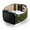 Hope-AW-green-calf-leather-band-with-holes-and-case-on-left