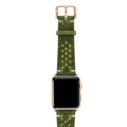 Hope-AW-green-calf-leather-band-with-holes-with-case-stainless-gold