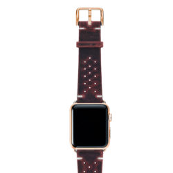 Promise-AW-red-calf-leather-band-with-holes-and-case-stainless-gold-series4