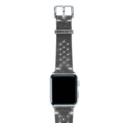 Stronger-AW-grey-calf-leather-band-with-holes-and-case-silver