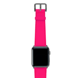 Iced-Watermelon-AW-pink-fluo-nappa-band-with-case-space-grey