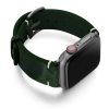 Green-Guerilla-Apple-watch-green-camouflage-leather-band-with-disaply-on-right