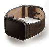 Deep-Foosil-AW-ancient-brown-leather-band-with-case-on-left