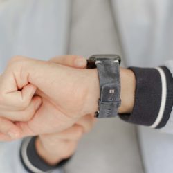 Moon-Sky-AW-blue-ancient-leather-band-with-monogram-for-him