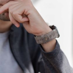 Muted-Stone-AW-light-grey-ancient-leather-band-with-monogram-for-him