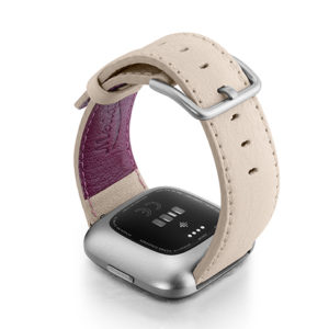 Angel-Whisper-Fitbit-Watch-powder-nappa-leather-band-with-back-case