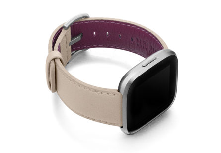 Angel-Whisper-Fitbit-powder-nappa-leather-band-with-case-on-right