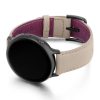 Angel-Whisper-Galaxy-powder-leather-band-with-case-on-left-and-space-grey-buckle