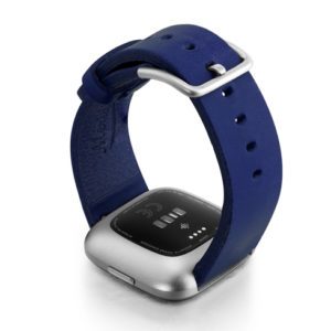 Blue-England-Fitbit-Watch-full-grain-leather-band-with-back-case