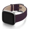 Burgundy-Fitbit-nappa-band-with-left-case