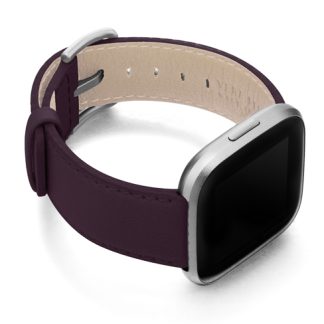 Burgundy-Fitbit-nappa-band-with-right-case