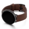 Burnt-Galaxy-brown-full-grain-leather-band-with-case-on-left